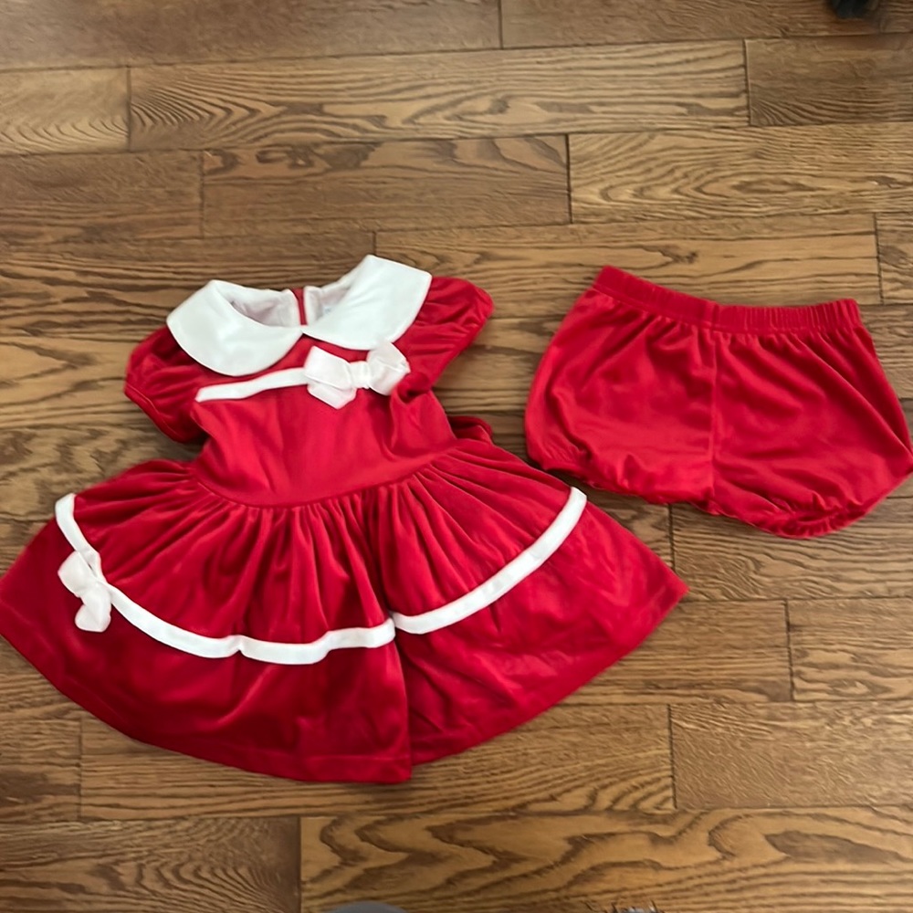 Only little once 18m Christmas dress worn once